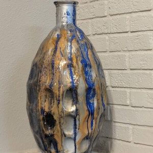 Large Custom Painted Vase